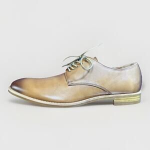 Donross and Sons Men’s Brown Leather Dress Shoes Size US 9